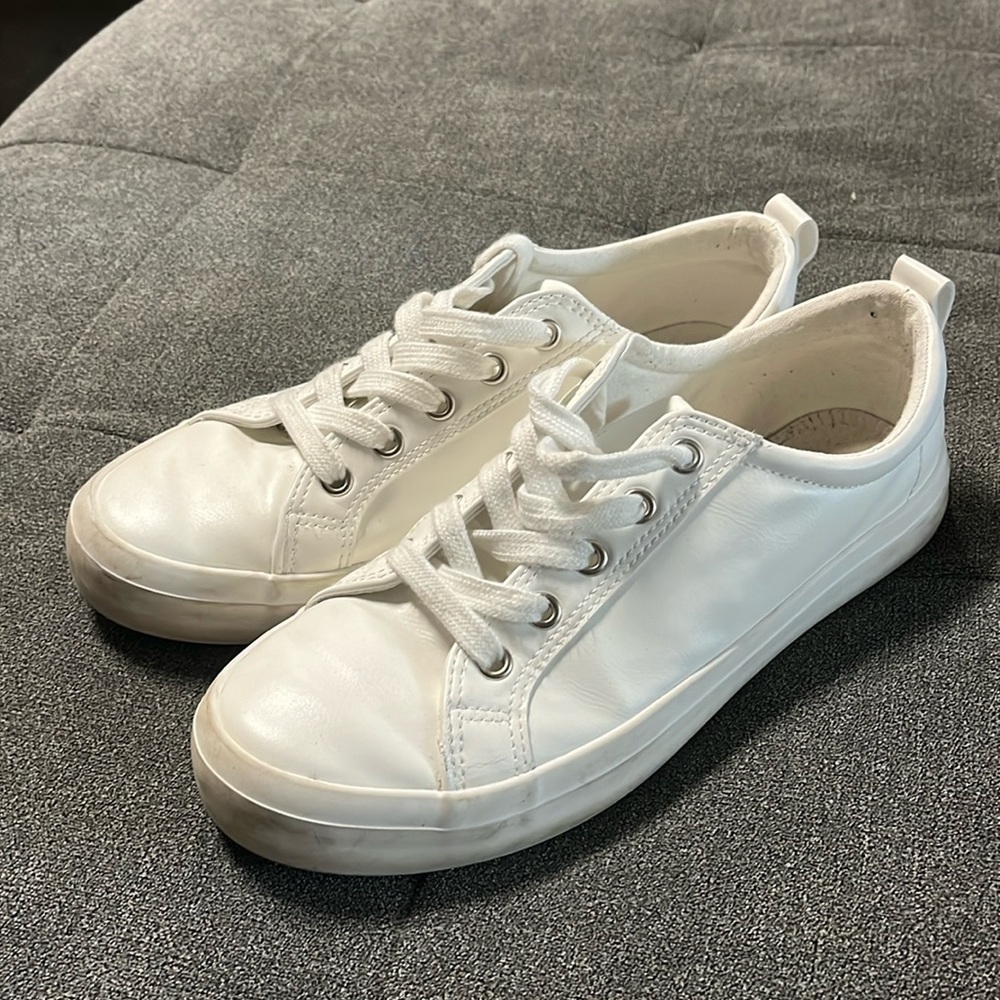 White sneakers
